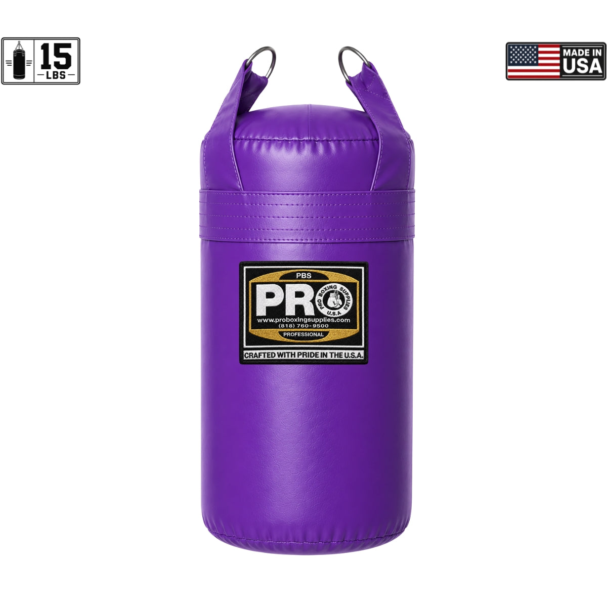 ProBoxing® 15 LBS Heavy Punching Bag - Red