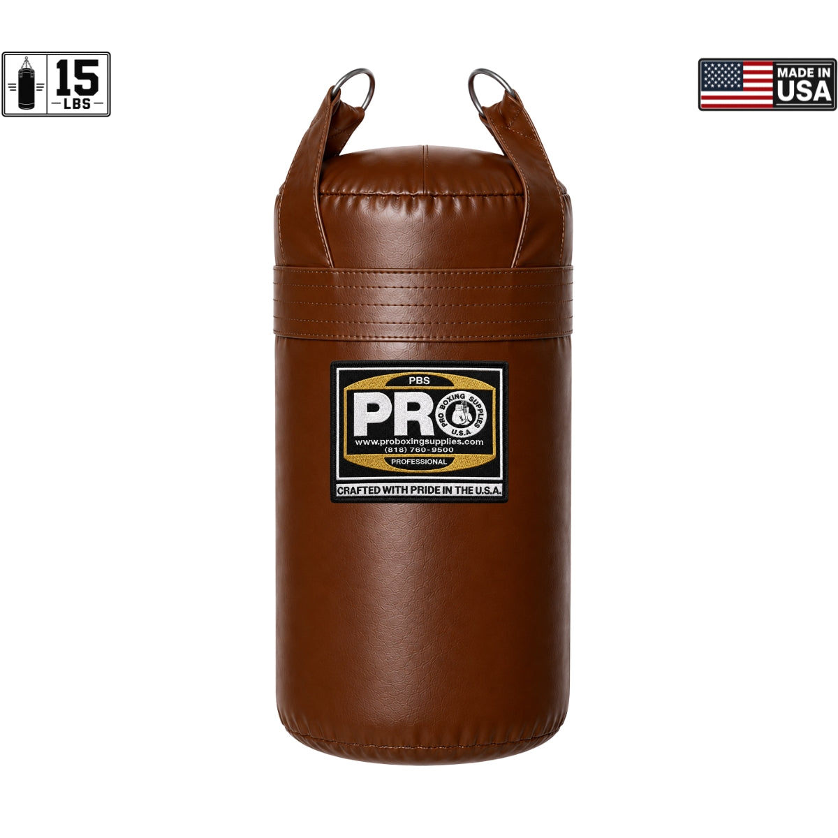 ProBoxing® 15 LBS Heavy Punching Bag - Red