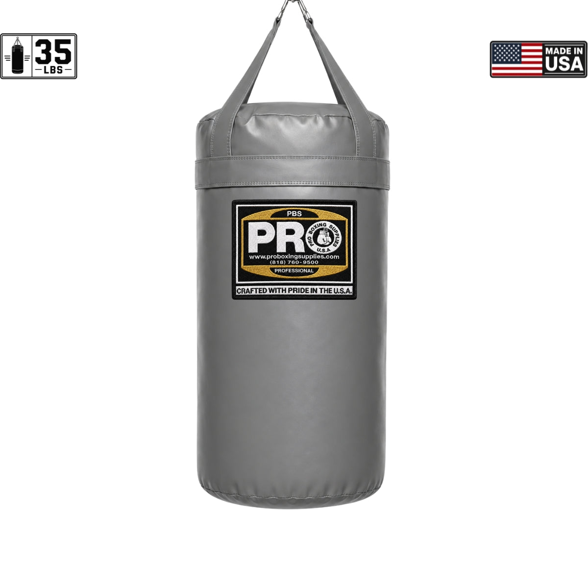 ProBoxing® 35 LBS Heavy Punching Bag - Green