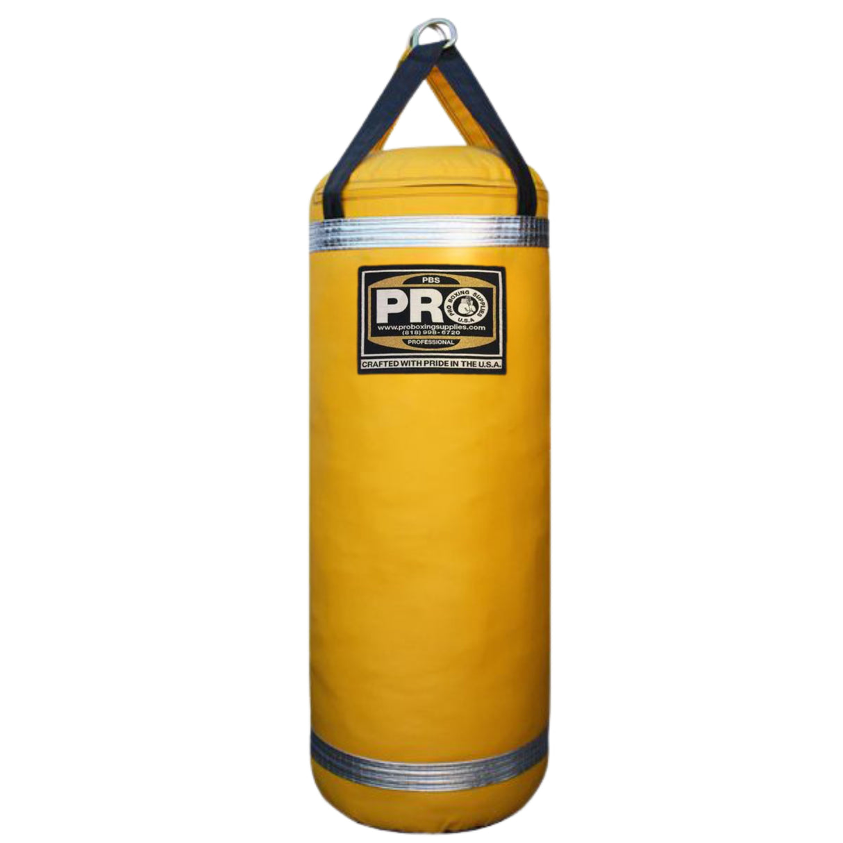 ProBoxing® Heavy Punching Bag (4.5 FT Tall) - Yellow & Black & Gold