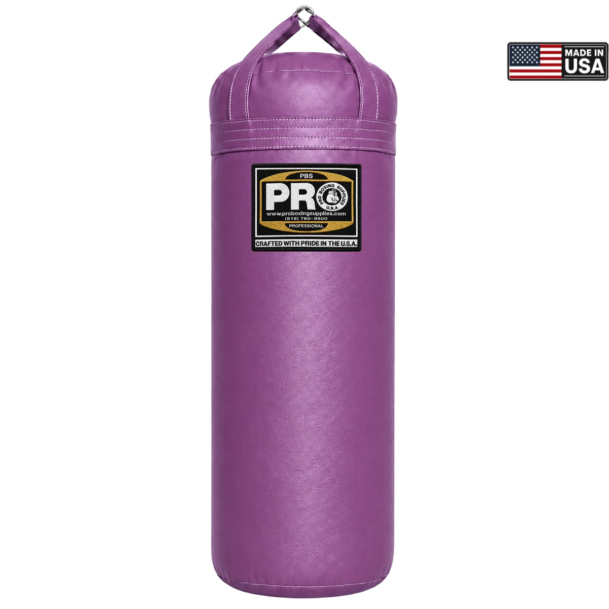 ProBoxing® 100 lbs Heavy Punching Bag - Grey