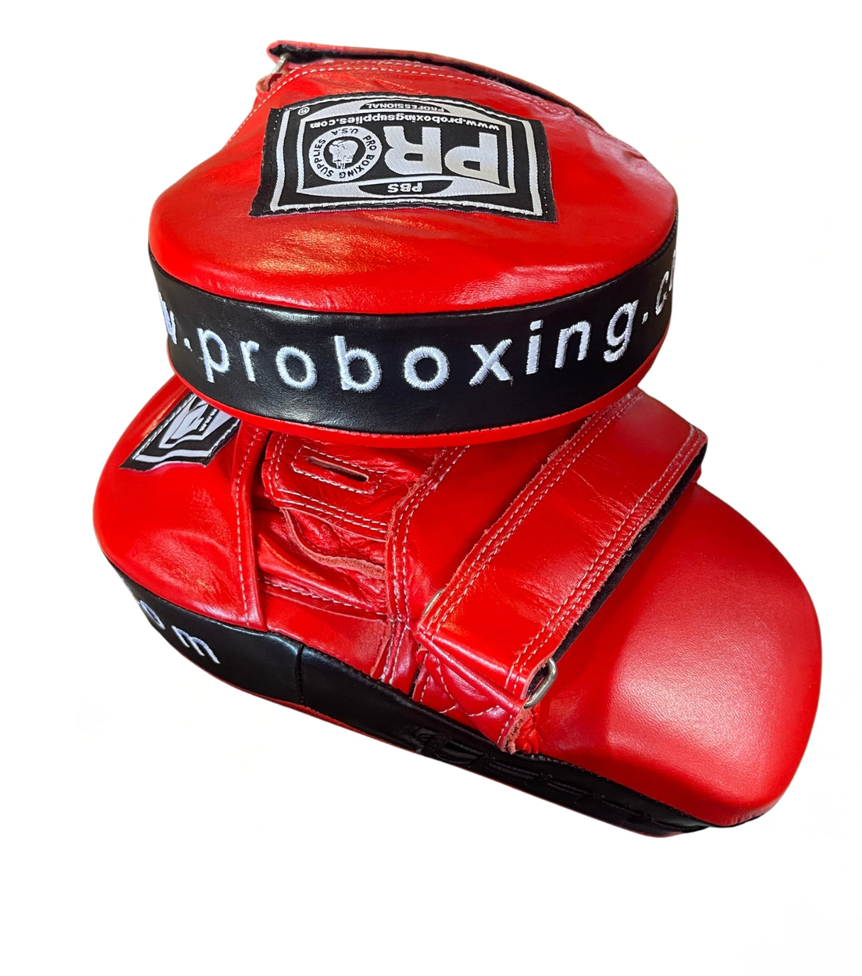 ProBoxing® Deluxe Focus Mitts - Red & Black