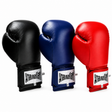 Thaismai Boxing Gloves - Hook & Loop - Leather (Red)