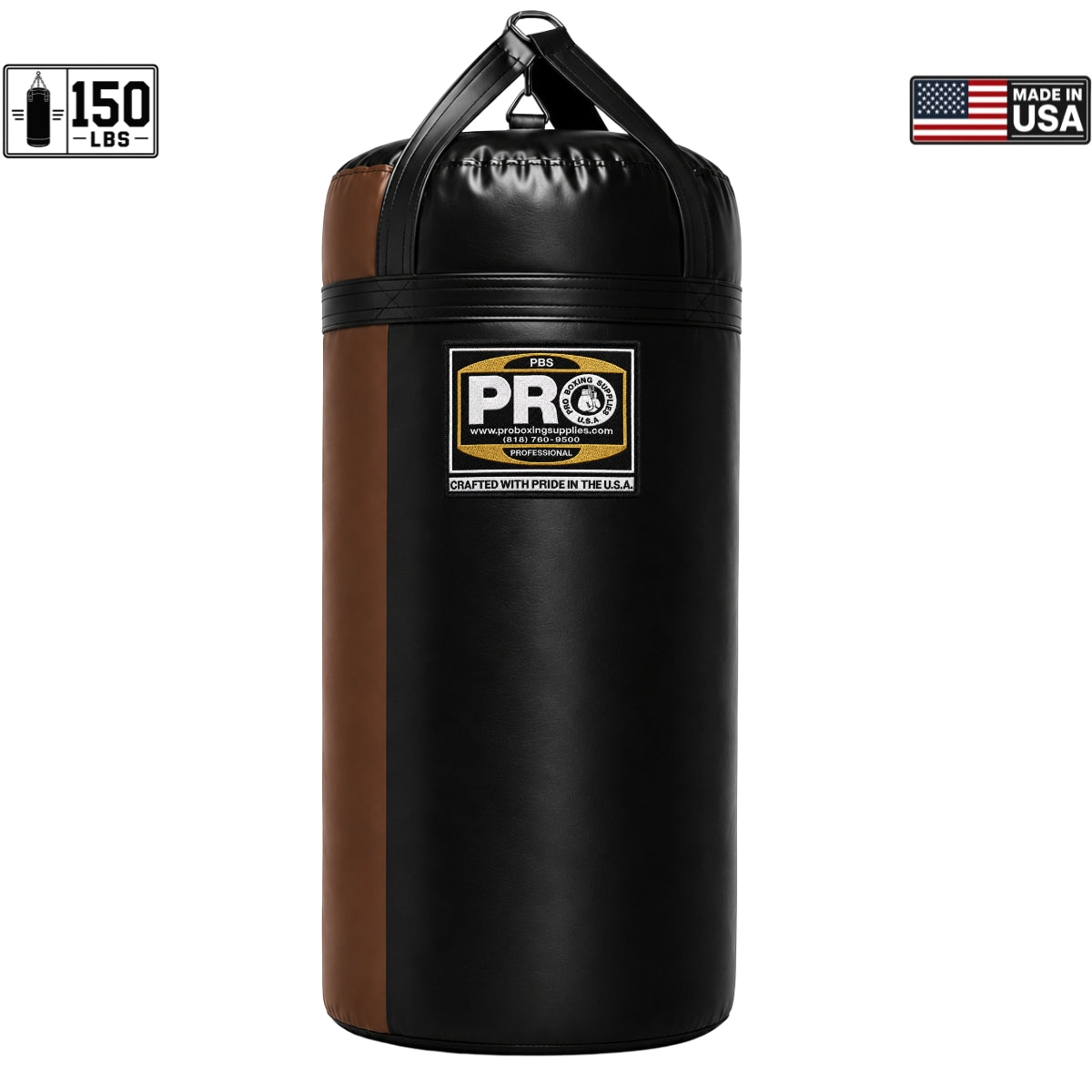 ProBoxing® 150 LBS Heavy Punching Bag (Two-Tone)