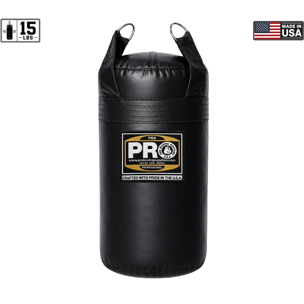 ProBoxing® 15 LBS Heavy Punching Bag