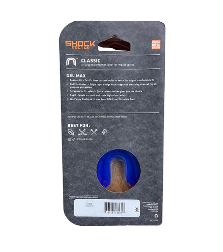Shock Doctor - GEL MAX Mouthguard - Blue