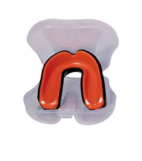 Wacoku - Advanced GEL Mouthguard - Black & Orange
