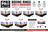 ProBoxing® Professional Boxing Ring - Made in USA