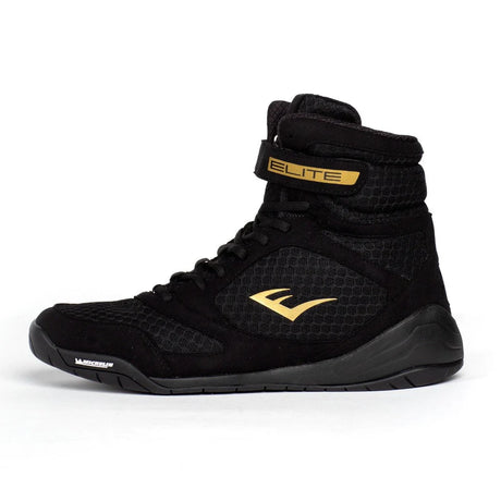 Everlast Elite 2 Boxing Shoes - Black & Gold